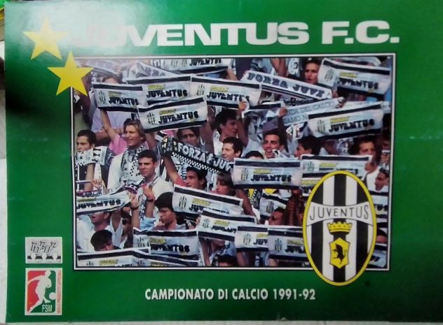 LOTTO DI 3 CALENDARI POPUP JUVENTUS DEGLI ANNI 1989/1990/1992 - Foto 2