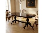 Tavolo vintage con piano in vetro decorativo – anni 50/60