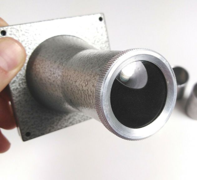 Lente per diapositive Fix-For-Projector Brevett. in metallo vintage molto raro - Foto 6