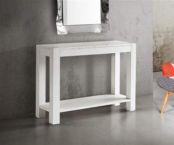 consolle in abete bianco spazzolato