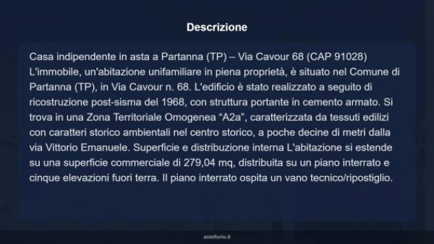 Immobile in asta di 279 m² in vendita a Partanna - Foto 11