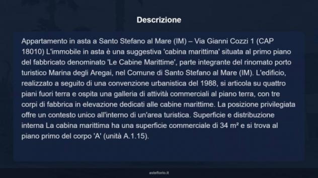 Immobile in asta di 34 m² in vendita a Santo Stefano al Mare - Foto 15