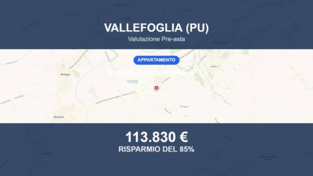 Immobile in asta di 1316 m², box auto in vendita a Vallefoglia