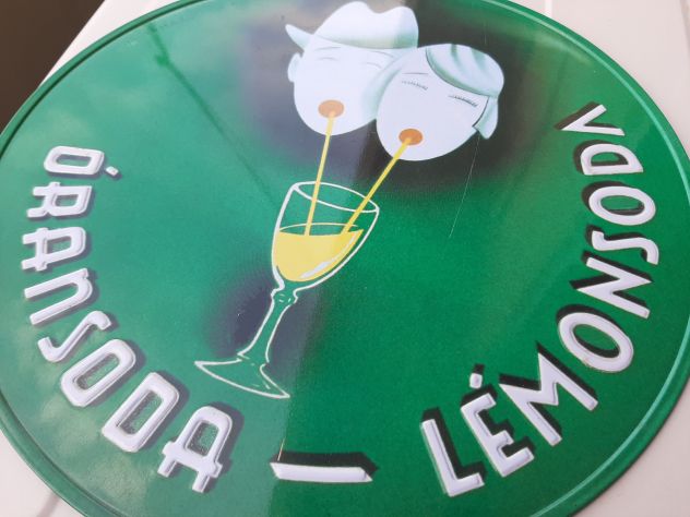 INSEGNA ORANSODA LEMONSODA TARGA IN RILIEVO - Foto 4