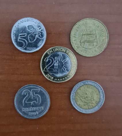 Monete argentine da collezionare