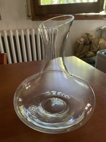 Lotto 3 decanter vino in vetro – 2 nuovi + 1 in omaggio - Foto 3