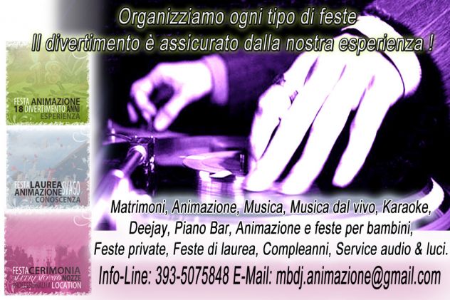 Animazione musica intrattenimento giochi matrimoni cerimonie feste - Foto 5