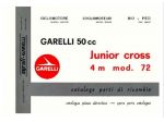 Catalogo ricambi motore telaio Garelli Junior Cross 4m 1972 GR