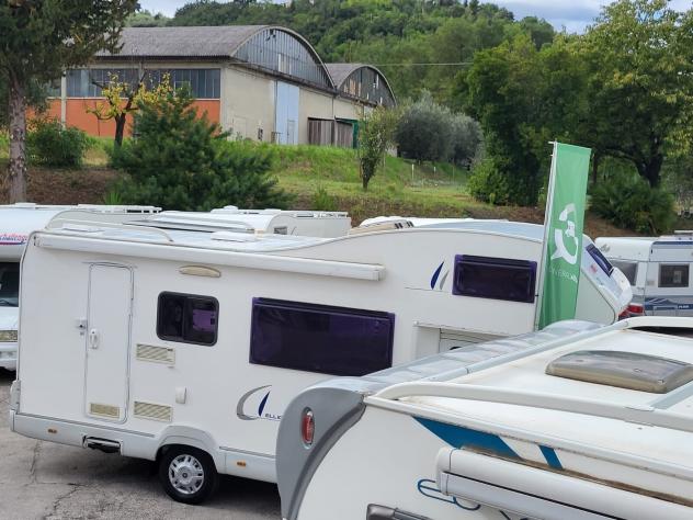 CAMPER CI DUCATO MANSARDATO 7 POSTI LETTI CASTELLO CLIMATIZZATORE DOPPIA DINETTE GENERALI USATO - Foto 5