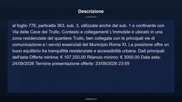Immobile in asta di 70 m² in vendita a Roma - Foto 6