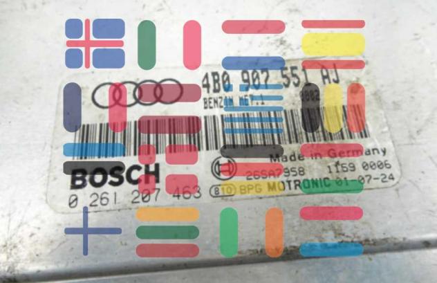 0261207463 4B0907551AJ Audi A6 2.7 centralina motore Bosch - Foto 2