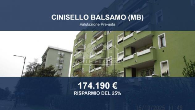 Immobile in asta di 111 m² con più di 5 locali e box auto in vendita a Cinisello Balsamo