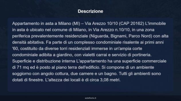 Immobile in asta di 71 m² in vendita a Milano - Foto 16