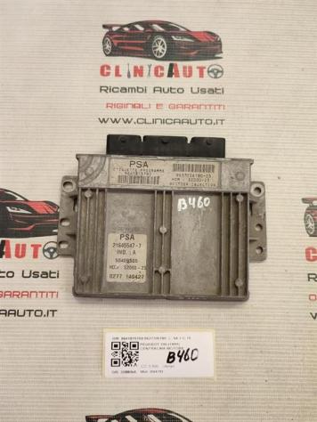CENTRALINA MOTORE PEUGEOT 206 1° Serie 9641815780 9637706180 DV4TD diesel 1398 (9803)