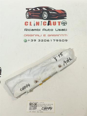 AIRBAG SEDILE DESTRO TOYOTA Yaris Serie 73910-0D061 1KRFE (1416) - Foto 3