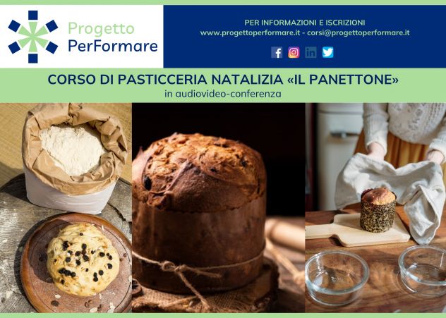 Corso online pasticceria natalizia sul panettone