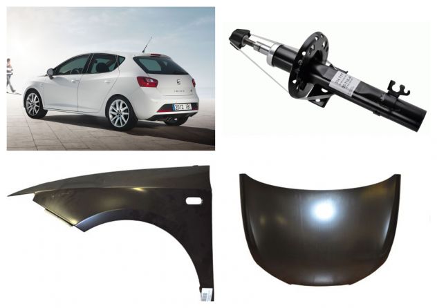 Seat Ibiza cofano paraurti fanale kit airbag portiera frontale 2013-15