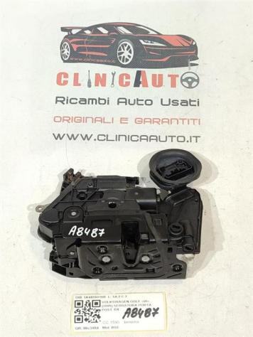 SERRATURA POSTERIORE DESTRA VOLKSWAGEN Golf 6 Berlina 5K4839016B BSE (0812)