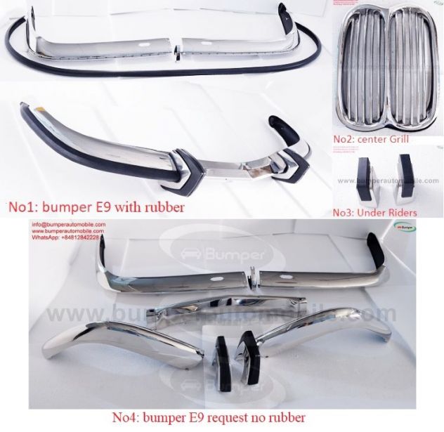 BMW 2800 CS E9 3.0 CS (1968-1975) bumpers and grill classic car