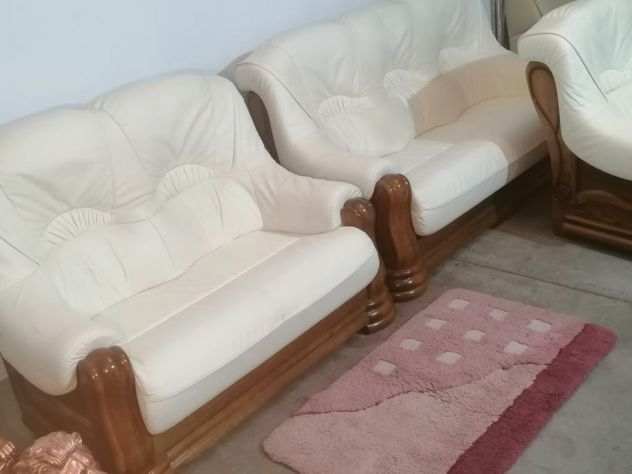 SET DIVANI reale 3+2+1 in pelle ! CONSEGNA ! - Foto 8