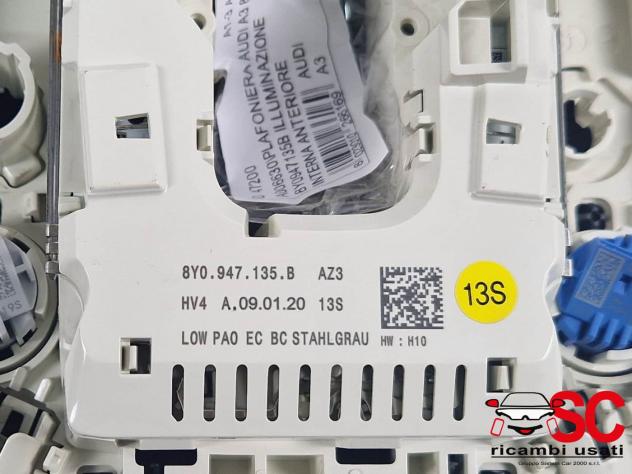 Plafoniera Anteriore Audi A3 8y 8Y0947135B - 47200 - Foto 2