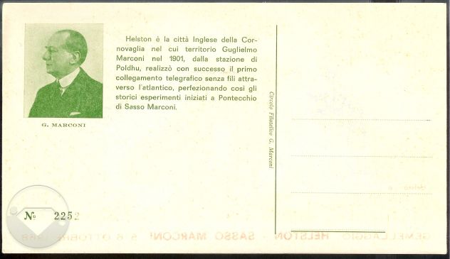 ITALIA 1968 - Gemellaggio HELSTON - SASSO MARCONI - Foto 2