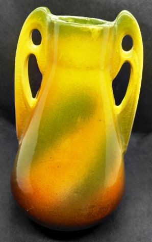 Coppia vasetti liberty in ceramica 17x8 - Foto 4