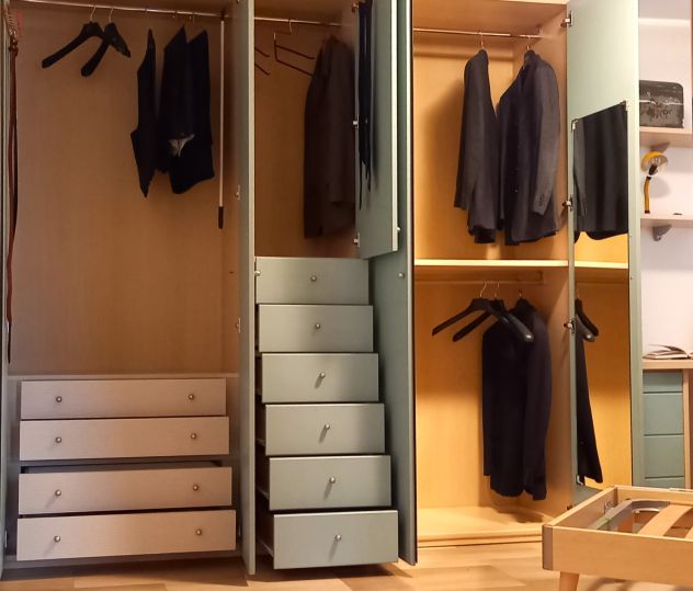 Arredamento CAMERA / CAMERETTA CLEVER completa di alta qualità 7,15 mt lineari - Foto 5