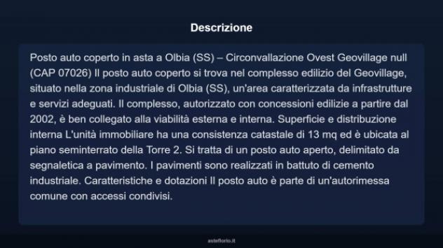 Immobile in asta di 13 m² in vendita a Olbia - Foto 5