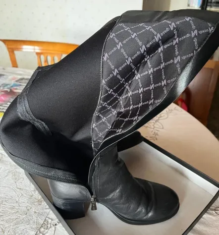 Stivali donna al ginocchio IgI&amp;Co, neri, 37, made in Italy - Foto 4