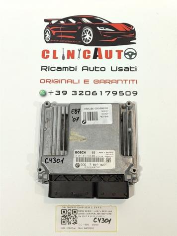 CENTRALINA MOTORE BMW Serie 1 Serie (E87) 7807827 0281013536 N47D20C diesel 1995 (0407)