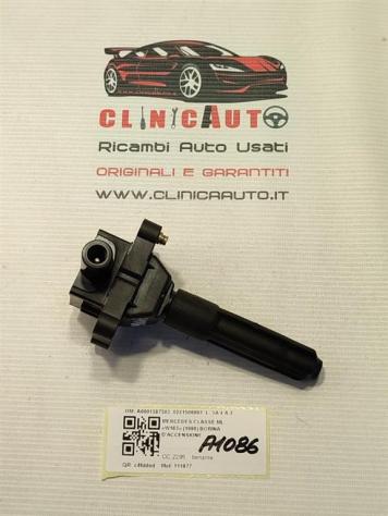 BOBINE ACCENSIONE MERCEDES ML W163 2° Serie A0001587503 0221506002 111977 benzina 2295 (0205)