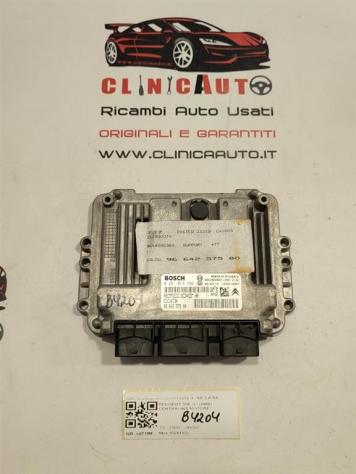 CENTRALINA MOTORE PEUGEOT 308 Serie 9664257580 0281013332 DV6TED diesel 1560 (0714)