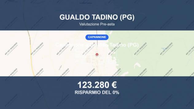 Immobile in asta di 714 m² in vendita a Gualdo Tadino