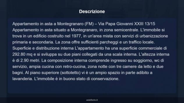 Immobile in asta di 292 m² con più di 5 locali in vendita a Montegranaro - Foto 14