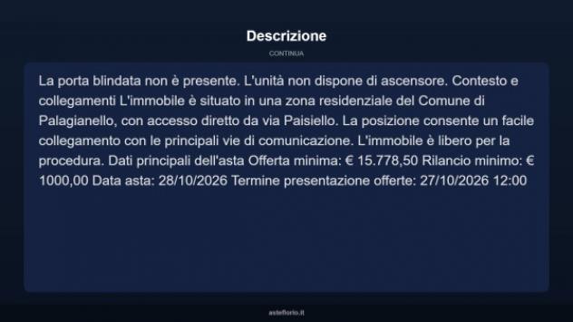 Immobile in asta di 63 m² in vendita a Palagianello - Foto 4
