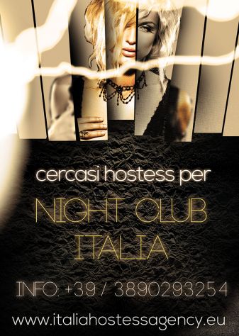 Figurante di sala hostess e ballerine per locali e club