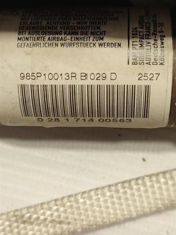 AIRBAG A TENDINA LATO SINISTRO RENAULT Scenic X MOD 985P10013R (09) - Foto 2