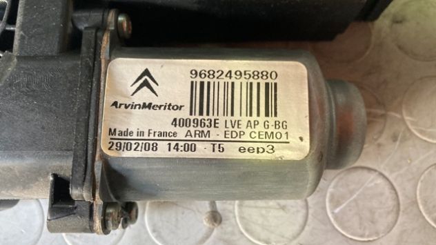 Motorino alzacristallo anteriore SX Citroen C4 Picasso del 2010 (9682495880) - Foto 3