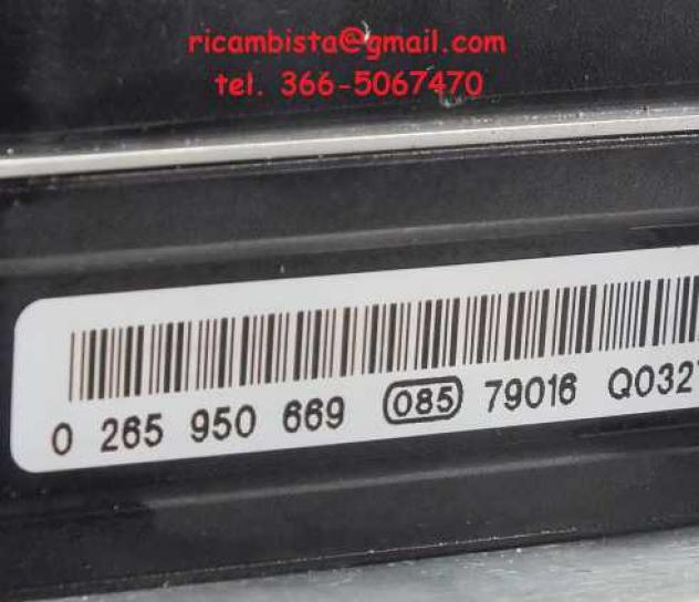 0265950669 Mercedes Sprinter gruppo ABS pompa centralina - Foto 3