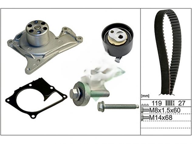 Kit distribuzione cinghia per Mercedes Classe b 160 180 200 cdi 220 250 Mnv blue