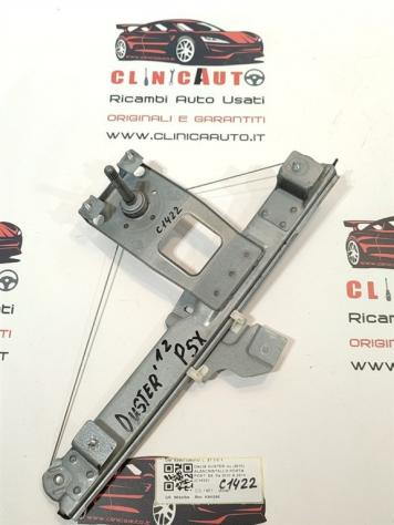 MECCANISMO ALZAVETRO POST. SX DACIA Duster 1° Serie 8200733831D K9K896 (1017)