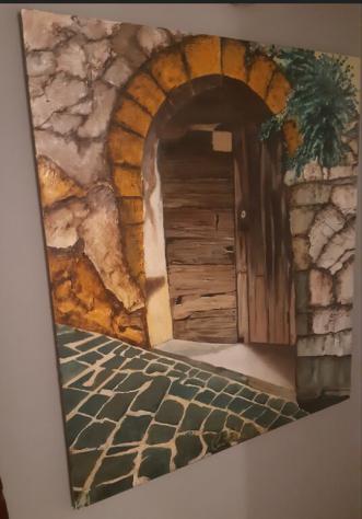 Quadro portone antico di Fiuggi - Foto 3