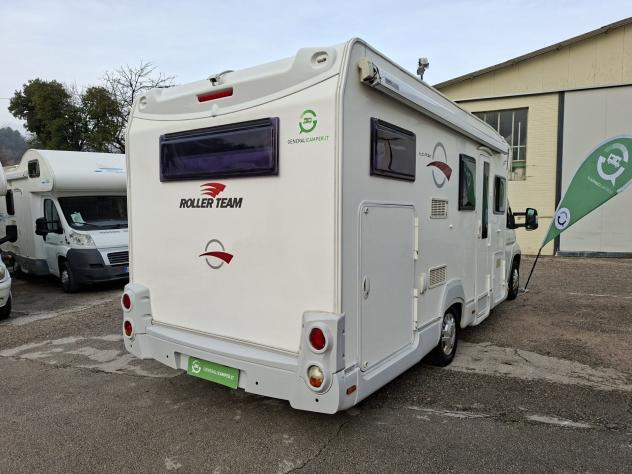 CAMPER ROLLER TEAM DUCATO SEMINTEGRALE SEMIDINETTE LETTO MATRIMONIALE GARAGE CLIMATIZZATORE FOTOVOLTAICO CAMPEGGIO USATI GENERALI 1424 - Foto 4
