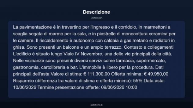 Immobile in asta di 127 m² con più di 5 locali in vendita a Offida - Foto 13
