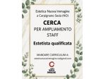 RICERCA ESTETISTA QUALIFICATA/O