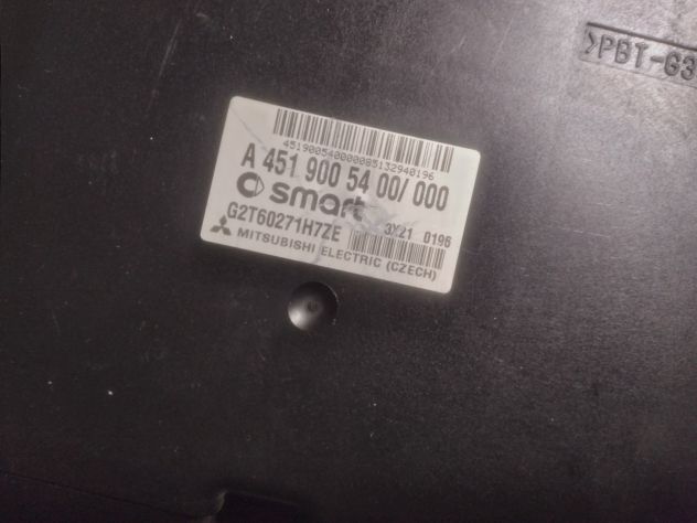 CENTRALINA CAMBIO SMART 451 A45195400--000 -- G2T60271H7ZE SMART CAR 451 2007-1 - Foto 3