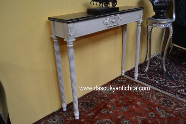 Console laccata stile Luigi XVI - Foto 7