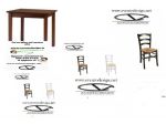 Sedie e Tavoli Per Arredamento Bar - Ristorante - Pizzerie - Birrerie - Osterie