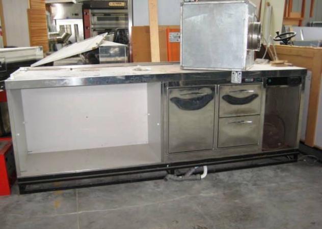 CUCINA BANCO INOX CELLA REFRIGERATA rif. 4336524